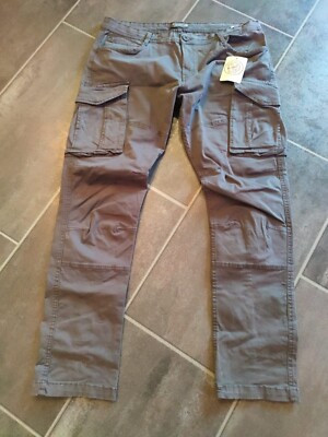 Amaci & Sons , Cargohose , Chinohose WYATT Cargo Jogger , Grau , Gr. 36
