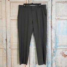 Vintage Levis Action Slacks Pants Mens 38Wx30L Gray Solid USA Made