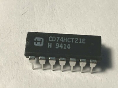 Harris IC-CD74HCT21E- High Speed CMOS Logic Dual 4-Input AND Gate-DIP-14.