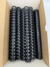 Ibico 1” Plastic Combs 43 Combs Total 200 Sheet Cap Black (16222)