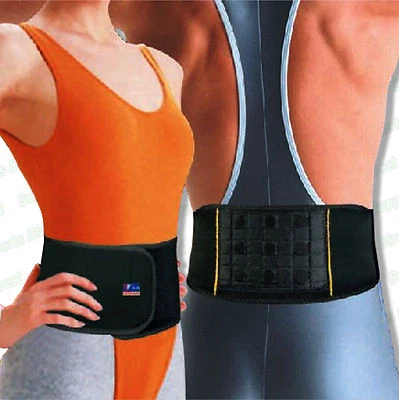 NEOPHYSIO Magnetic Therapy Back Support Lightweight Neoprene Lumbar Belt Strap Pain Relief