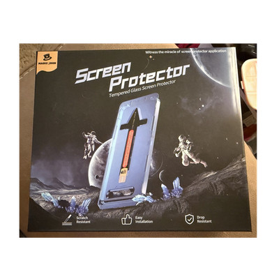 MAGIC JOHN Tempered Glass Screen Protector for iPhone 16, Installation Kit