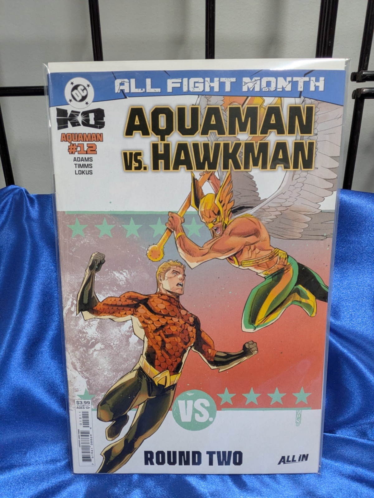 Aquaman #12A DC KO Tie-In Aquaman vs Hawkman.  We Combine. We Pack Well.