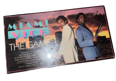1984 Colorforms Board Game Miami Vice - The Game Brand New Sealed