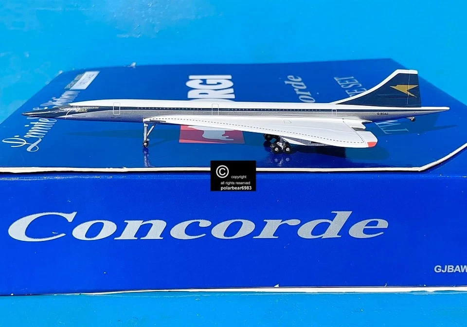 Corgi 400 scale British Airways & BOAC Concorde twin pack 1:400 diecast models - Image 3 of 3