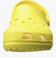 Crocs Classic Yellow Unisex Clog Slip-On Removable Strap Arch Support Comfort 8