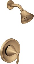 Moen T2742BZG Glyde Posi-Temp Shower Faucet Set Showerhead Handle - Bronzed Gold