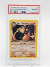 DARK CHARIZARD 2000 POKEMON BASE SET 1ST EDITION HOLO RARE 4/82 PSA 8 Q7119