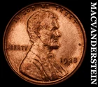 1928-D Lincoln Wheat Cent- Red- Choice Gem Brilliant Unc+++ Luster #J3655