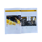 Caterpillar 390D Excavator Electrical AccuGrade GEN2 schematic service manual with yellow back cover and detailed engine compartment diagram.