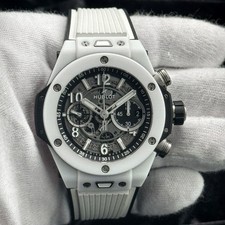 Hublot Big Bang Unico White Ceramic 44mm Skeleton Box & Papers 421.HX.1170.RX 6