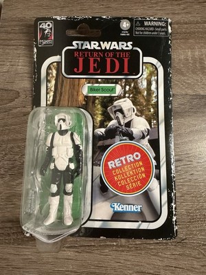 Star Wars Retro Collection Biker Scout Return of the Jedi Kenner Style Figure