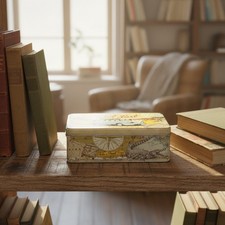 Official VW Bulli Retro Tin Box   84.5 oz Capacity for Stylish Home Storage