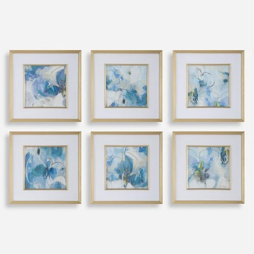 Uttermost 32354 Fresh Start 19.25 X 19.25 inch Abstract Prints, Set of 6 - Picture 1 of 7