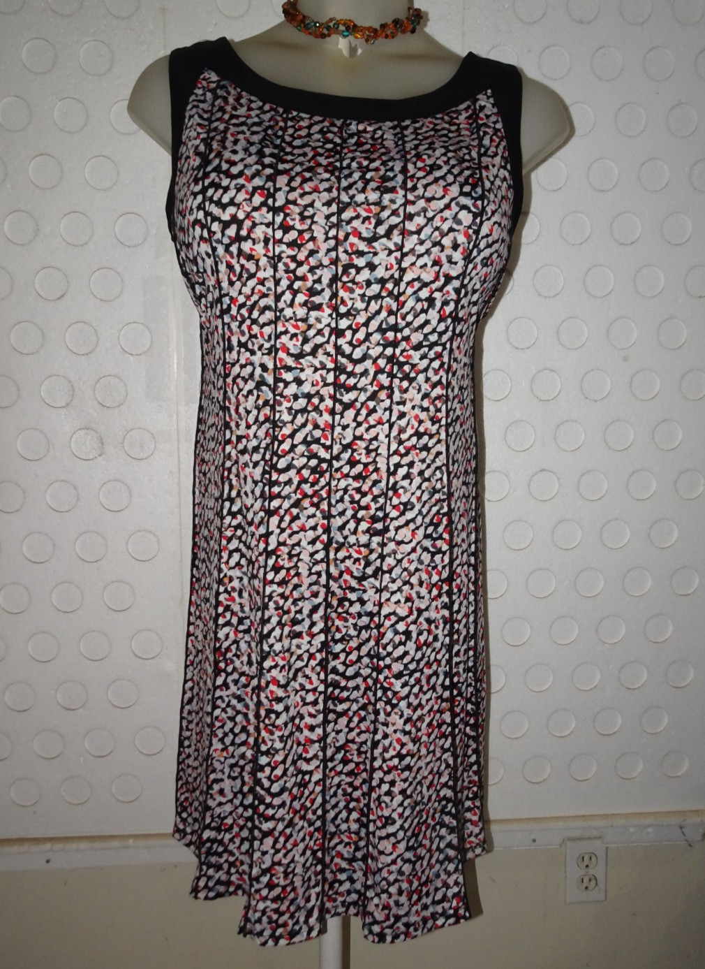 Perceptions Sleevesless Multicolor Jersey Knit Dr… - image 9