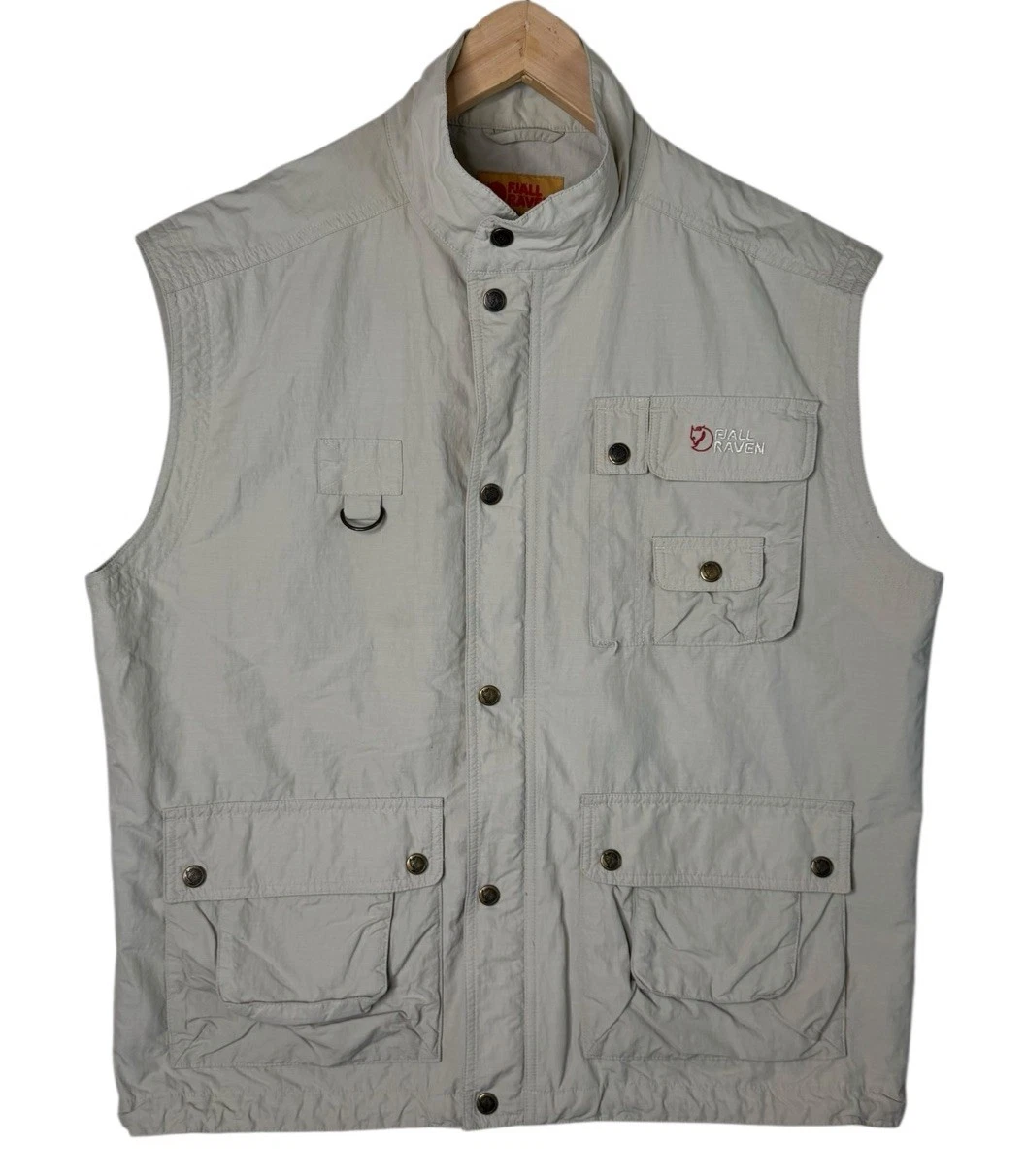 Fjallraven Wild Vest MT Multipocket Camping Hiking Fishing Beige Men's Medium
Opens in a new window