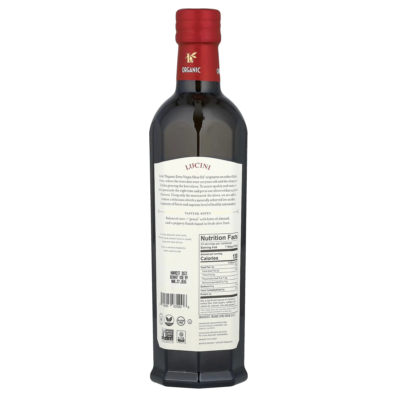 Premium Select, Organic Extra Virgin Olive Oil, 16.9 fl oz (500 ml)