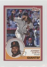 2018 Mini Update Series 1983 Topps Design Red 7/10 Johnny Cueto #83-32 qf6