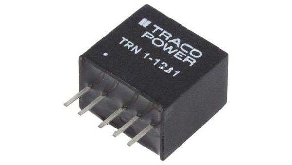 Przetwornica Dc/Dc, 1W, Uwej: 9...18VDC, Uwyj: 5VDC, Uwyj2: -5VDC TRN 1-1221 TRA-image