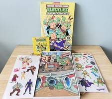 Nickelodeon TMNT Teenage Mutant Ninja Turtles Colorforms Set-Complete-EUC