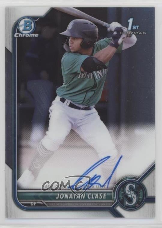 2022 Bowman Chrome Prospect Auto Jonatan Clase #CPA-JCL