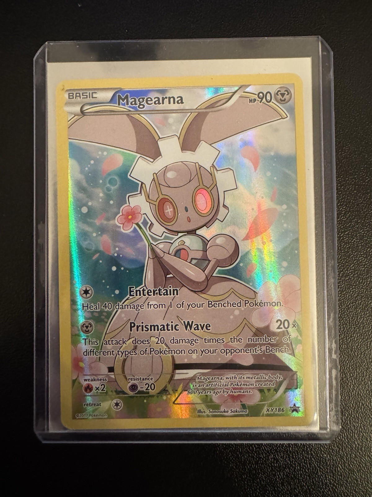 Pokémon Magearna XY186 Full Art Holo Black Star Promo Card