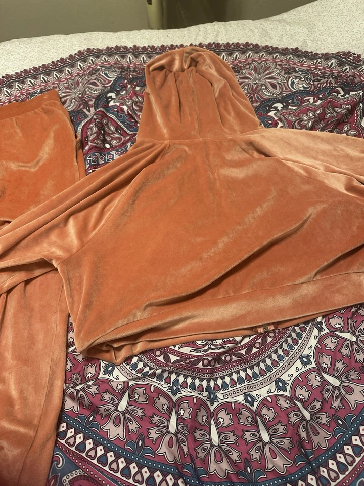 Traje de chándal Victoria’s Secret naranja talla grande para mujer 2 piezas Foto 4 de 4