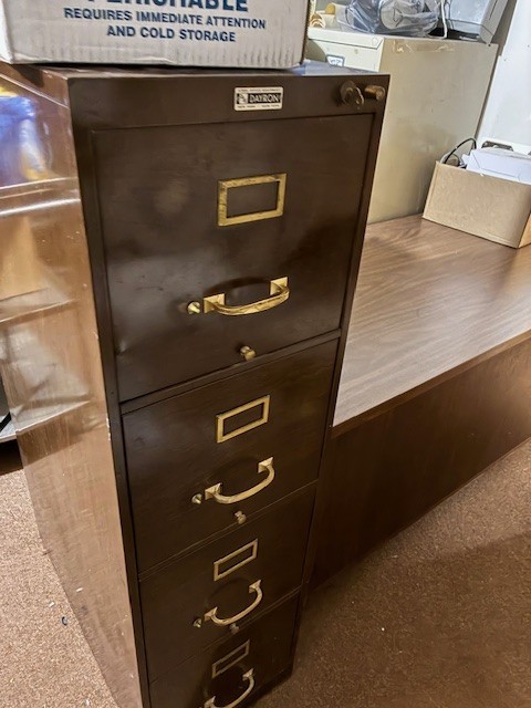 4 Drawer File Cabinet with Lock Metal Vertical Filing Cabinet for Office Home