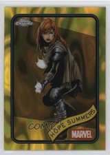 2025 Topps Chrome Marvel Comics Yellow Lava Refractor Hope Summers #73 1u8m