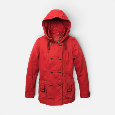 KHUJO Damen Mantel Modell: Orleans Rot L