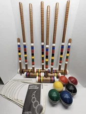 Vintage Croquet Set Forster Skowhegan Park 6 Player Model 03585