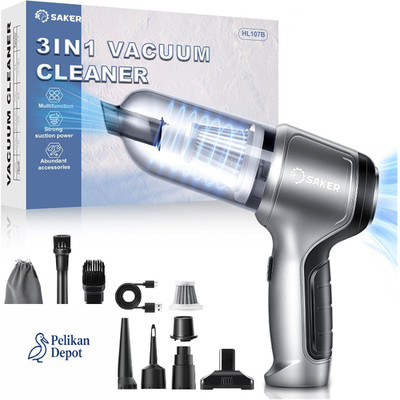 Saker Handstaubsauger Akku 3-in-1 Mini Vakuum Blasfunk
