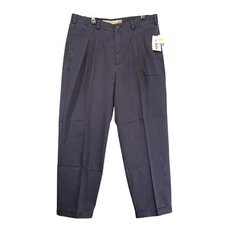 NWT Cabela's Casuals Wrinkle-Free Gray Chino Pants Men's 38x30 Pleated Teflon