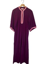 Evelyn Pearson vintage purple and pink velour robe/ house coat