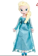 16" inches Disney Frozen Movie Queen Elsa & Anna Plush Soft Doll Gift Collection