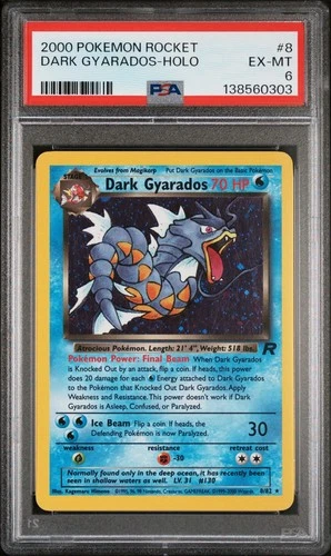 Pokemon TCG Rocket #25 Holo Dark Gyarados PSA 6 EX-MT