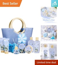 Deluxe Spa Gift Set for Women - Includes Cotton Scent Products Decorative Tote