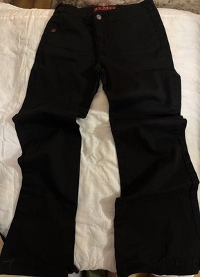 YMI Percentage Low Rise Bell Bottom With Slit At Side Bottom Black Jeans Size 9