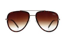 QUAY Unisex All In Mini RX QT-000607 Tortoise  Gold/Brown Gradient Sunglasses