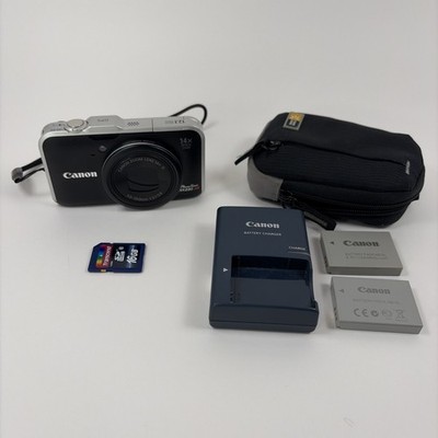 Canon PowerShot SX230 HS Black 12MP 14x Optical Zoom GPS 1080p
