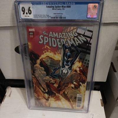 Amazing Spider-Man #800 CGC. 9.6 White Pages. 2018  Ramos  Variant Cover!