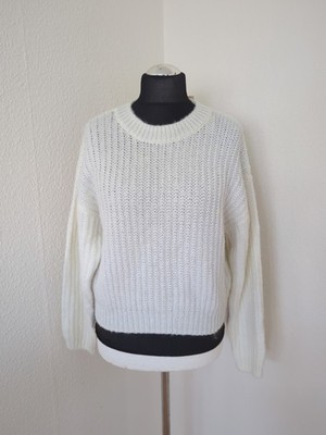 STR Teen Damen Strick Pullover weiß Größe S