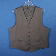 Stafford Waistcoat Suit Vest Mens XL Classic Fit Wool Acetate Lining
