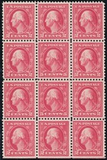 505, Mint VF NH Double 5¢ Error In Block of 12 Stamps * Stuart Katz