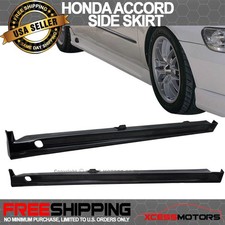 Fits 98-02 Honda Accord 4dr Sedan Jdm Side Skirts Rocker Panel Unpainted Pu Fits 98-02 Honda Accord 4dr Sedan Jdm Side Skirts Rocker Panel Unpainted Pu