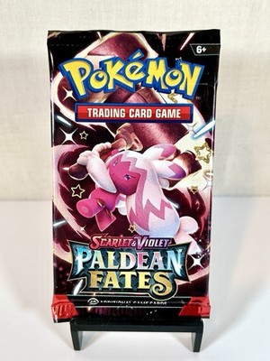 Pokémon Paldean Fates 1x Booster Pack Random Artwork 2024 Scarlet Violet English