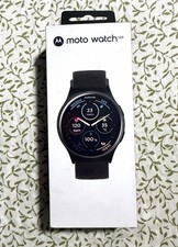 Motorola Moto Watch 120 AMOLED - iOS Android BLACK - NEW Open Box