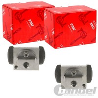 2X Trw Radbremszylinder Hinten Passend FüR Dacia Duster Logan Sandero Lada Largu