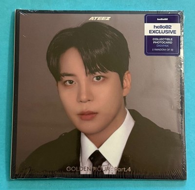 ATEEZ Jongho Golden Hour Part 4 CD Hello82 Exclusive w/random photocard NEW