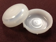 Qty 100- 1 1/2" Plastic Wrought Iron Patio Furniture Glides Caps 1.5"  614